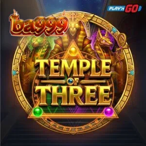 Temple of Three স্লট গেমের ইন্টারফেস এবং মিশরীয় থিম